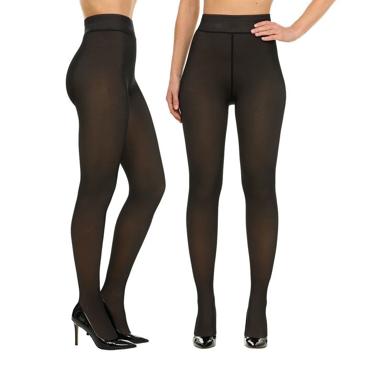 Halston 女保暖褲襪 2入 黑 Halston 女保暖褲襪 2入 黑