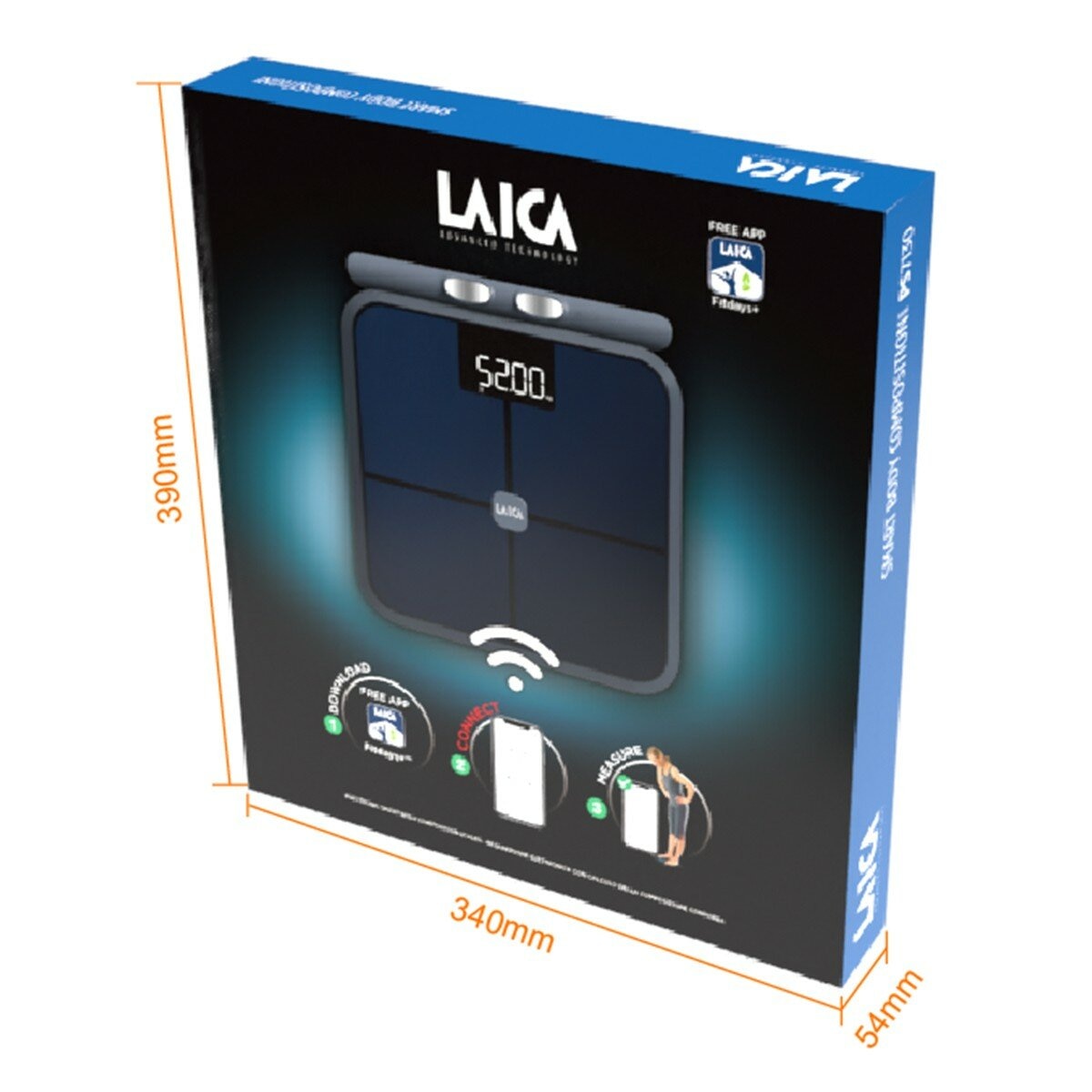 LAICA 家用型藍牙智慧八電極體脂計 PS7130L LAICA 家用型藍牙智慧八電極體脂計 PS7130L