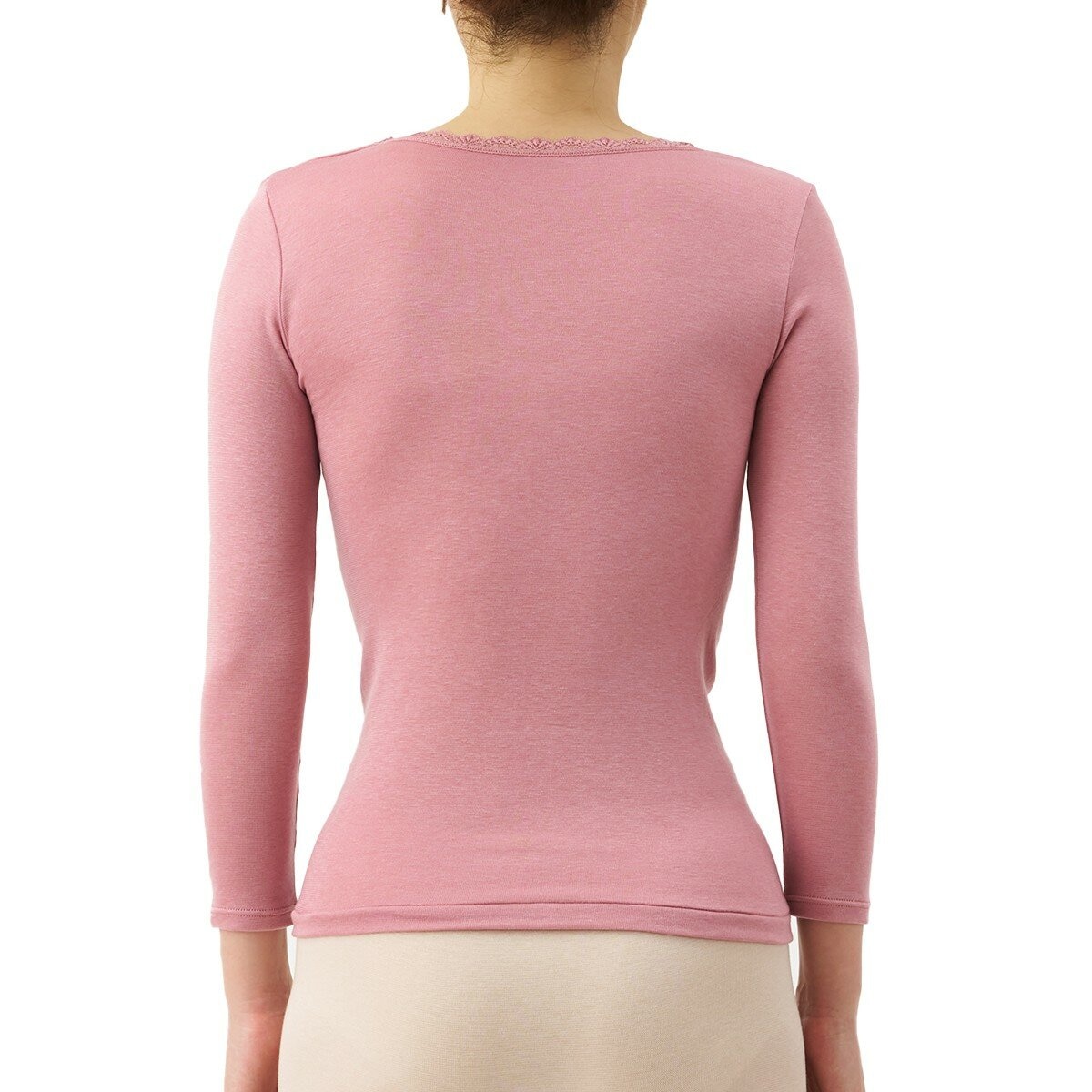 AS 肌膚之心 女長袖保暖內衣 紫色