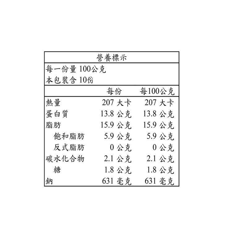 台畜 冷藏梅干扣肉 1公斤
