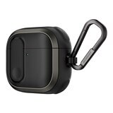 MAGEASY Odyssey 抗衝擊磁扣手繩耳機殼 AirPods 4 金屬黑