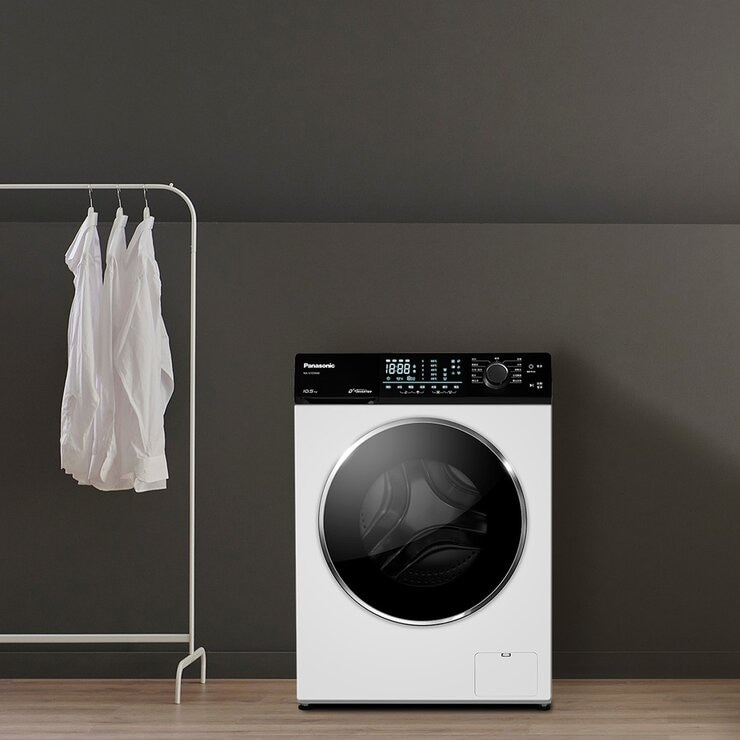 國際牌 10.5公斤 溫水滾筒洗衣機 NA-V105NW-W