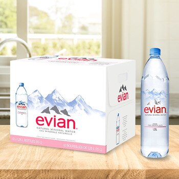 Evian 天然礦泉水 1250毫升 X 12瓶 Evian 天然礦泉水 1250毫升 X 12瓶