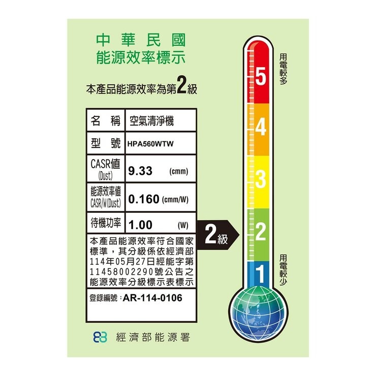 Honeywell X560 UVC 殺菌空氣清淨機 HPA560WTW