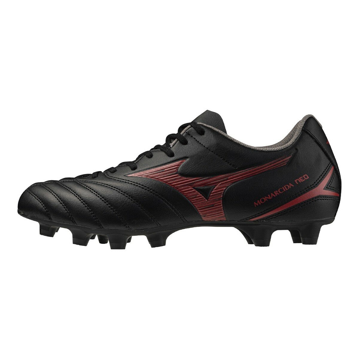 Mizuno 男足球鞋 MONARCIDA NEO lll SELECT P1GA252500 黑+紅 24.5公分