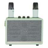 Aiwa AI-KBQ22 K歌藍牙音箱 淺綠色