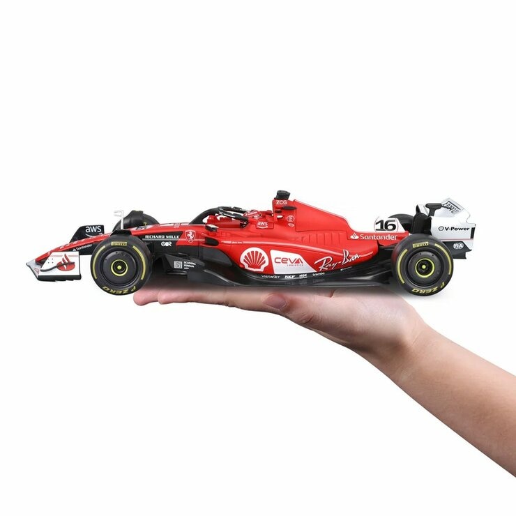 Bburago 1:18 賽車模型 Ferrari SF-23 (#16 Charles Leclerc , 含頭盔)拉斯維加斯塗裝 消光紅 / 14歲以上 Bburago 1:18 賽車模型 Ferrari SF-23 (#16 Charles Leclerc , 含頭盔)拉斯維加斯塗裝 消光紅 / 14歲以上