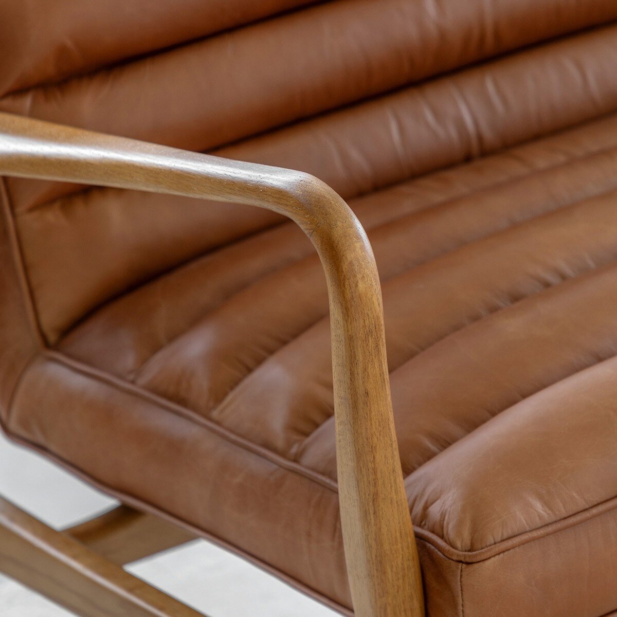 Gallery Datsun Brown 雙人座牛皮沙發