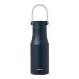 LocknLock 都會不鏽鋼提帶保冷保溫瓶 470毫升 X 2件組 象牙白 + 海軍藍