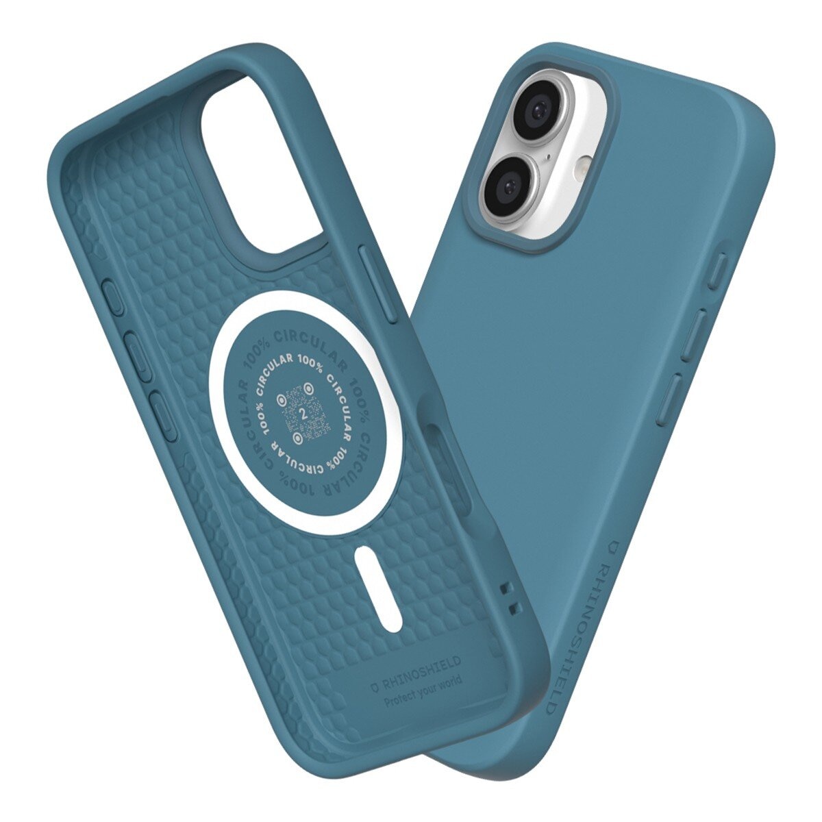 犀牛盾 iPhone 16 SolidSuit MagSafe 兼容 經典防摔手機殼 + 9H 抗藍光鋼化玻璃保護貼
