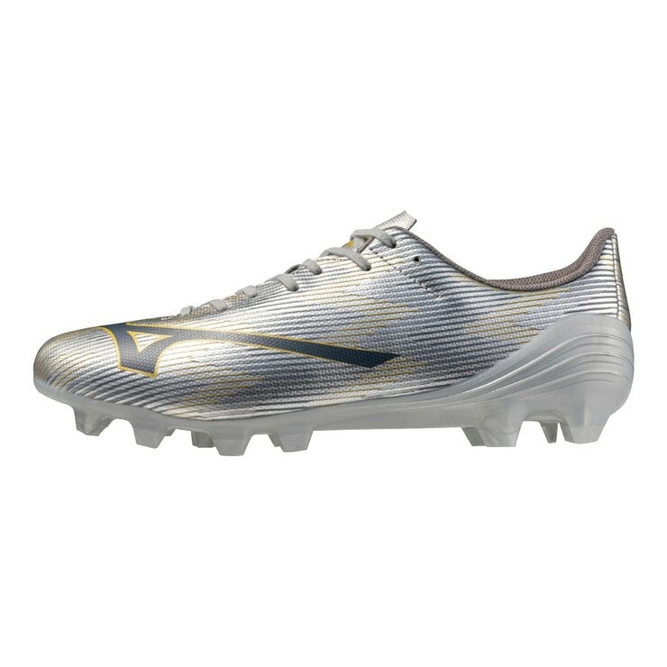 Mizuno 男足球鞋 α ll SELECT P1GA256504 銀+金