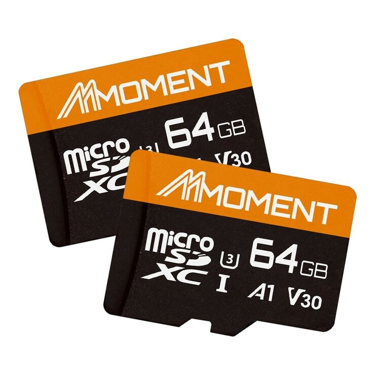 MMOMENT 64GB MicroSDXC U3 V30 A1 記憶卡 2入組 MMOMENT 64GB MicroSDXC U3 V30 A1 記憶卡 2入組