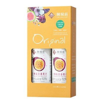 陳稼莊即飲百香果汁 600毫升 X 2入 陳稼莊即飲百香果汁 600毫升 X 2入