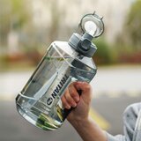 樂扣樂扣 Tritan 大容量彈蓋提帶冷水壺 2.2公升 灰