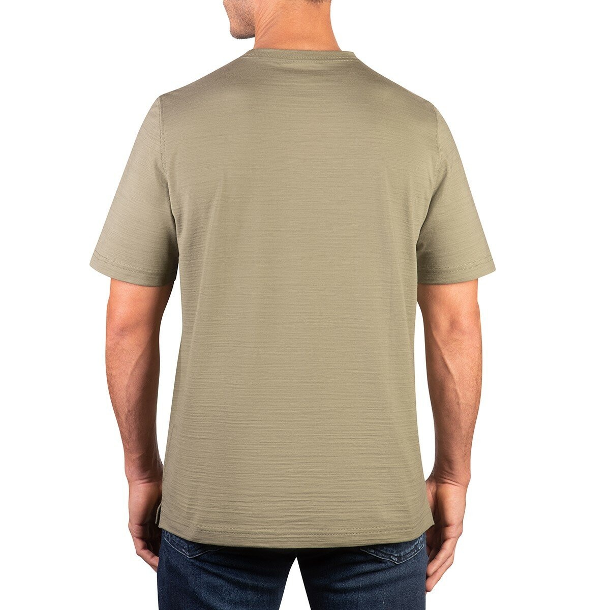 科克蘭 男短袖上衣 橄欖綠