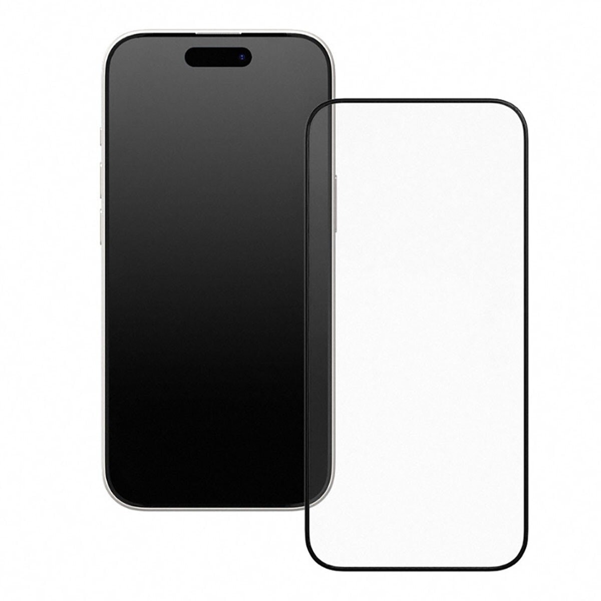 犀牛盾 iPhone 15 Clear 透明防摔手機殼 + 9H 3D滿版螢幕玻璃保護貼 + 機能快扣手機掛繩加掛片 黑