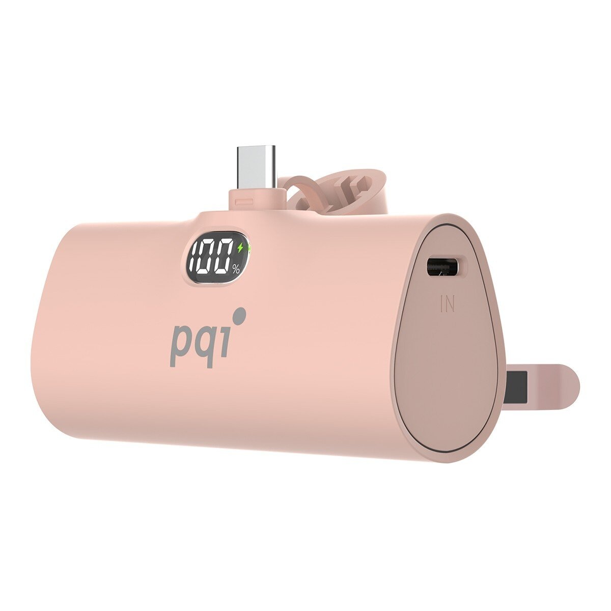 PQI USB-C 20W 快充口袋行動電源 PD05 兩入組 粉紅色