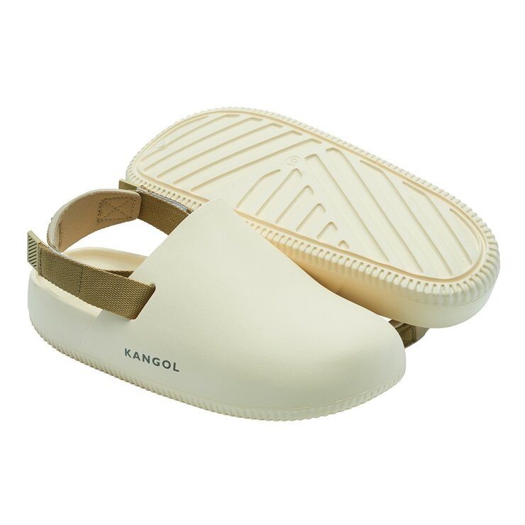 KANGOL 可調式穆勒鞋 卡其 KANGOL 可調式穆勒鞋 卡其