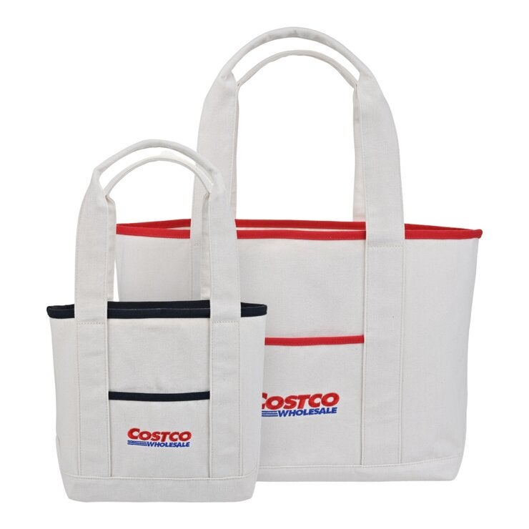 Costco 好市多帆布購物袋 2入組 Costco 好市多帆布購物袋 2入組