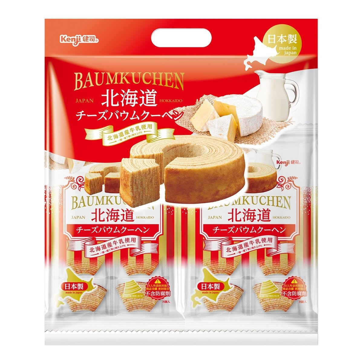 健司 起司年輪蛋糕 8包 X 4入 700公克