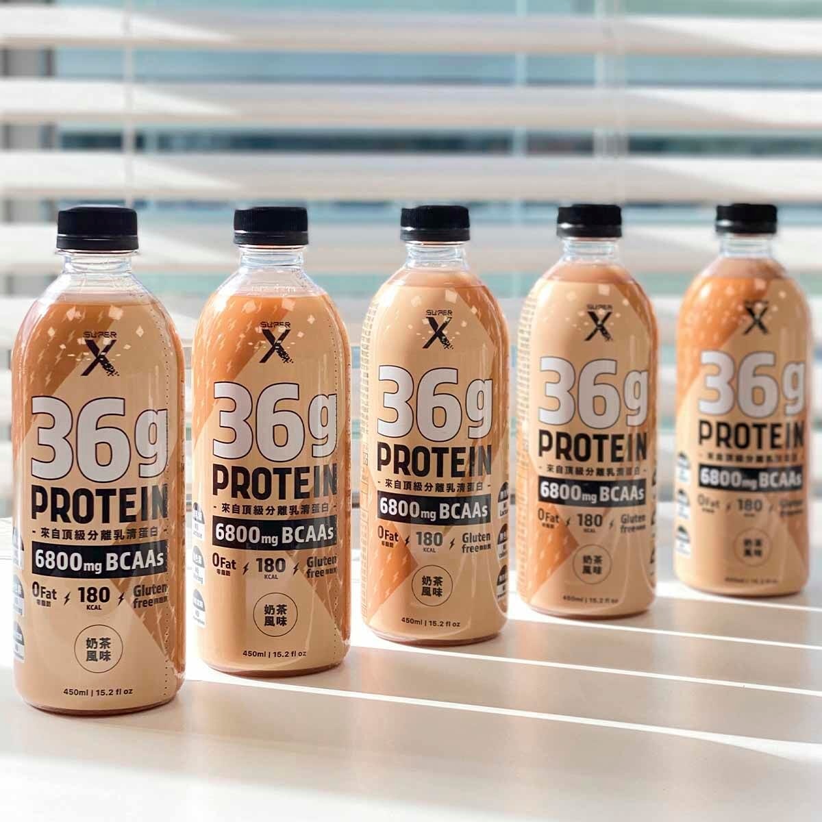 Super X 頂級分離乳清蛋白飲 Plus 奶茶風味 450毫升 X 24入