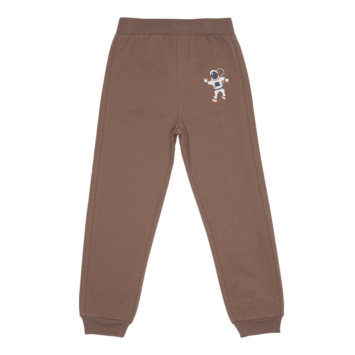 Pekkle 兒童運動長褲二件組 外太空 棕/黑