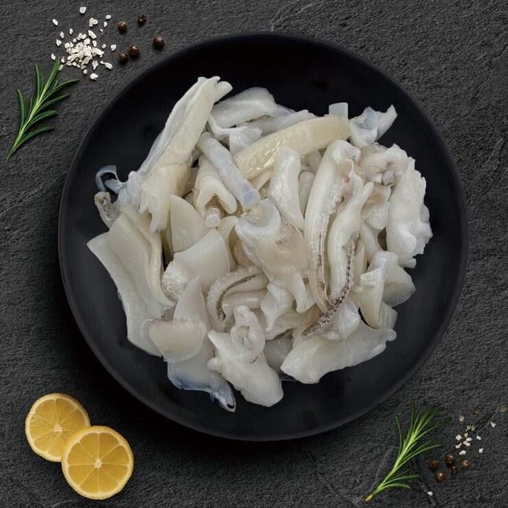 澎湖生凍花枝條 650公克