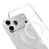MAGEASY Bright M 不發黃軍規磁吸透明殼 iPhone 17 Pro Max(白磁圈) + 鏡頭保護貼Lenz(炫彩) + Vetro 9H 鋼化玻璃保護膜 MAGEASY Bright M 不發黃軍規磁吸透明殼 iPhone 17 Pro Max(白磁圈) + 鏡頭保護貼Lenz(炫彩) + Vetro 9H 鋼化玻璃保護膜