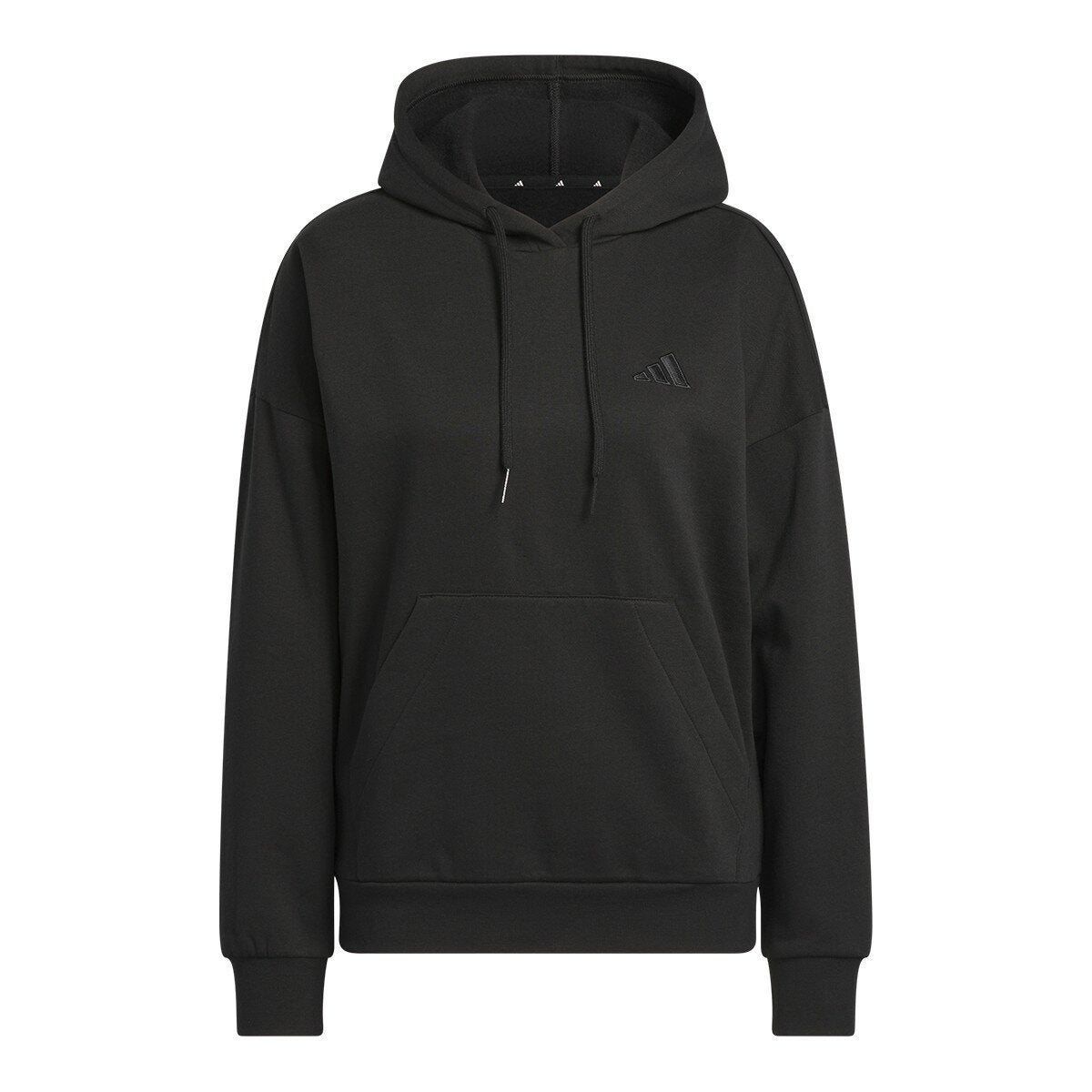 Adidas 女連帽長袖上衣 黑 Adidas 女連帽長袖上衣 黑