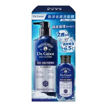 Dr. Groot 勁涼去屑洗髮精 700毫升 X 1入 + 200毫升 X 1入