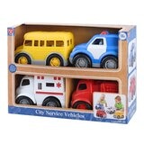 Playgo 城市系列小汽車 4件組 城市服務隊
