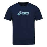 Asics 男短袖運動上衣 深藍 Asics 男短袖運動上衣 深藍