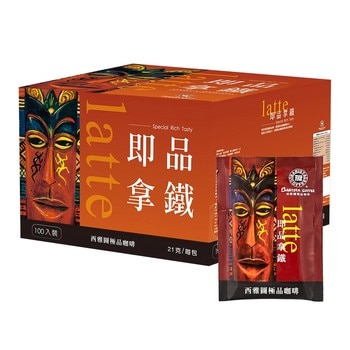 西雅圖即品拿鐵 21公克 X 100包 西雅圖即品拿鐵 21公克 X 100包