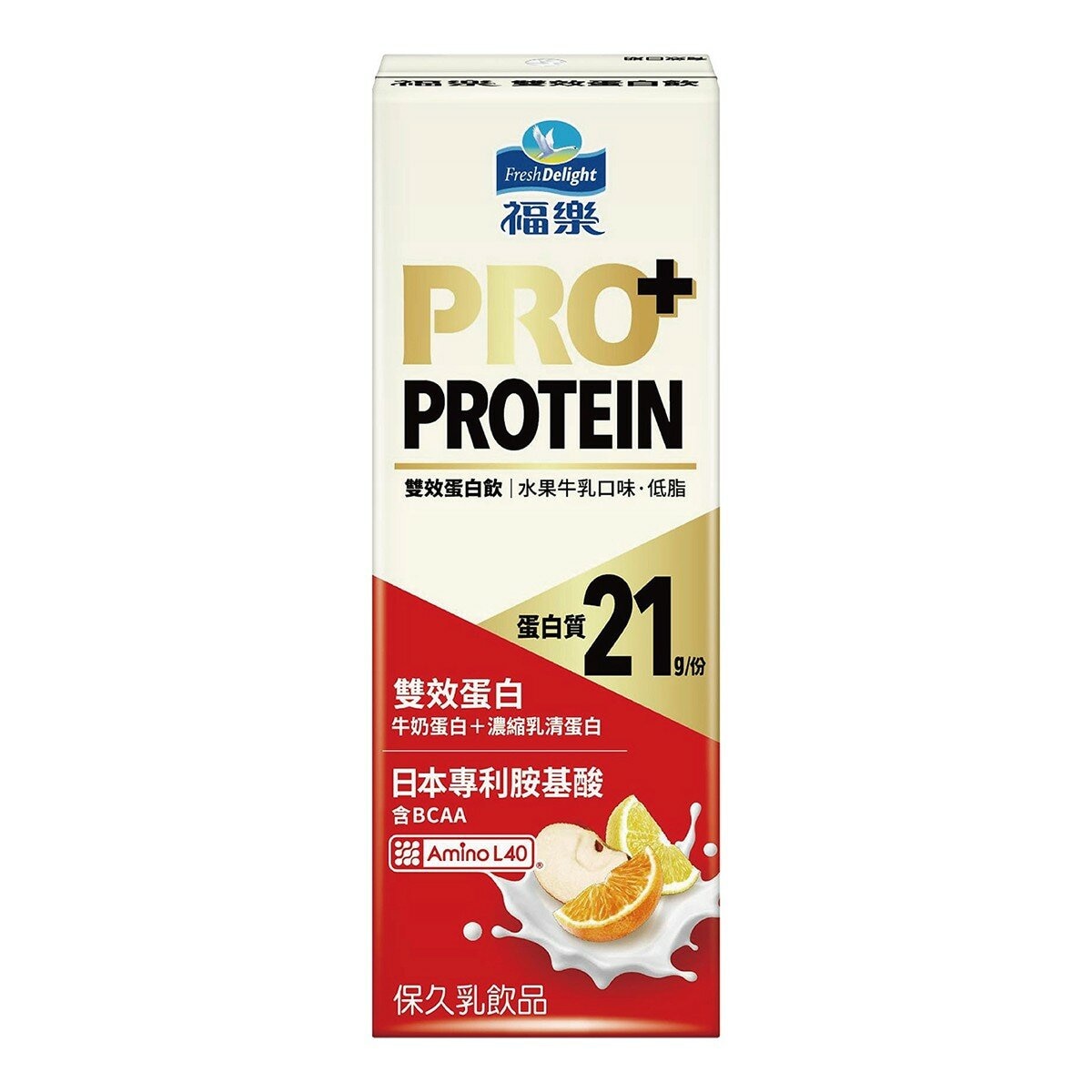 福樂 PRO雙效蛋白飲(水果) 250毫升 X 24入