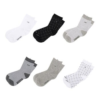 Calvin Klein 女中筒襪六入組