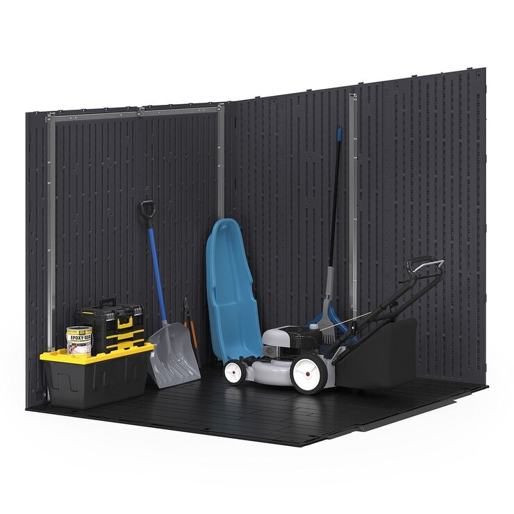 Suncast 8 ft X 7 ft Double Sliding Door Shed