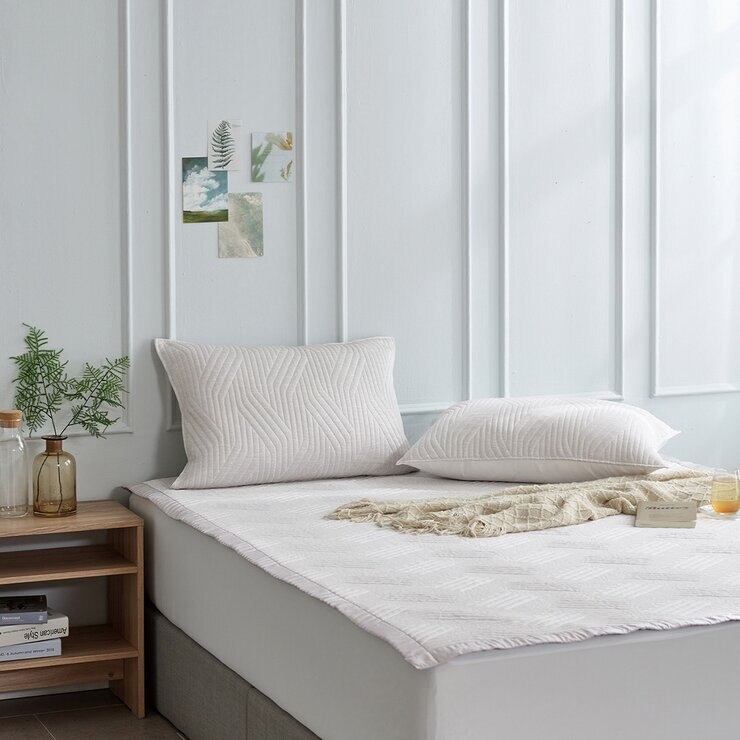 Allertect 雙人涼感墊 152公分 X 190公分 灰