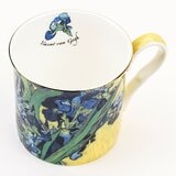 Attic & Base 名畫骨瓷馬克杯 320毫升 X 4件組 星空/十二朵向日葵/花瓶裡的鳶尾花/在亞爾的臥室