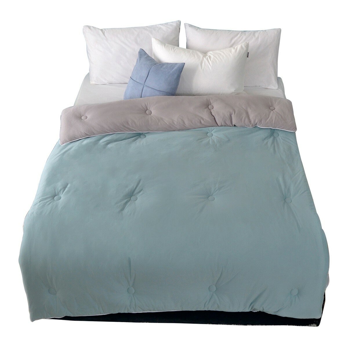 La Belle 雙人可水洗針織雲朵抱抱被 180公分 X 210公分 綠 La Belle 雙人可水洗針織雲朵抱抱被 180公分 X 210公分 綠