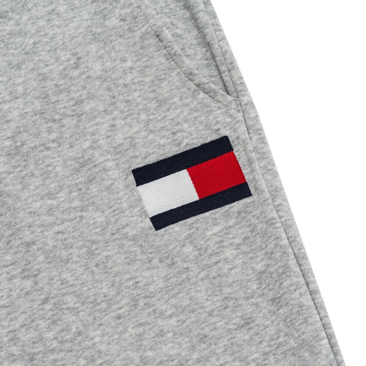 Tommy Hilfiger 女刺繡Logo休閒束口長褲 灰 Tommy Hilfiger 女刺繡Logo休閒束口長褲 灰