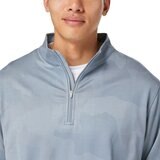 Kirkland Signature 科克蘭 1/4 拉鍊長袖衣 迷彩灰 L