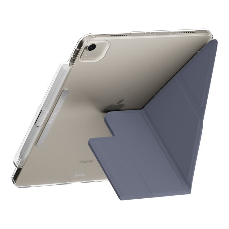 MAGEASY Facet 全方位支架透明背蓋保護套 (筆槽款) 適用於 iPad Air 10.9吋 2022 - 2020 / 11吋 M2/M3/M4 阿拉斯加藍 MAGEASY Facet 全方位支架透明背蓋保護套 (筆槽款) 適用於 iPad Air 10.9吋 2022 - 2020 / 11吋 M2/M3/M4 阿拉斯加藍