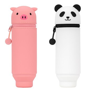 Lihit Lab 動物造型筆袋 2 入(小豬+熊貓) Lihit Lab 動物造型筆袋 2 入(小豬+熊貓)