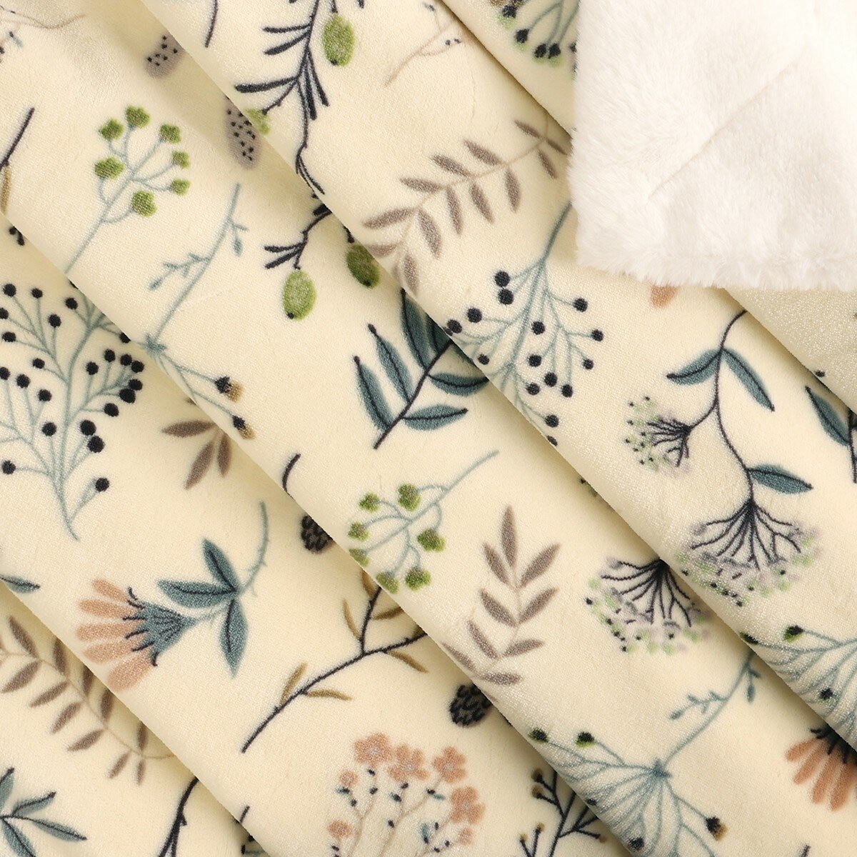 Life Comfort 隨意毯 152公分 X 177公分 白