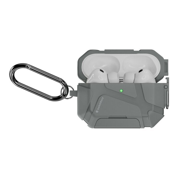 SwitchEasy Armor 支架耳機保護殼 AirPods Pro 3 灰色 SwitchEasy Armor 支架耳機保護殼 AirPods Pro 3 灰色