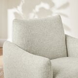 Aiden & Ivy 布面單椅 2入組 米