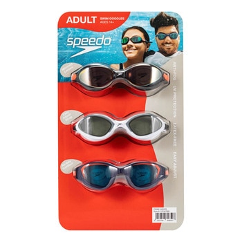 Speedo 成人泳鏡3入組 Speedo 成人泳鏡3入組