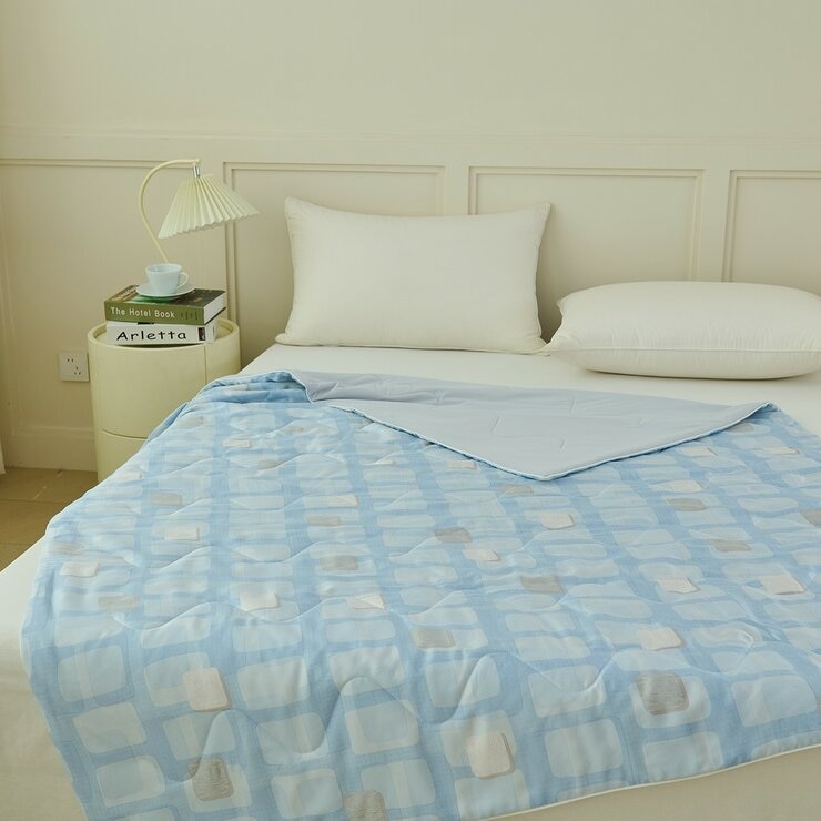 Don Home 萊賽爾沁涼被 150公分 X 200公分 格韻