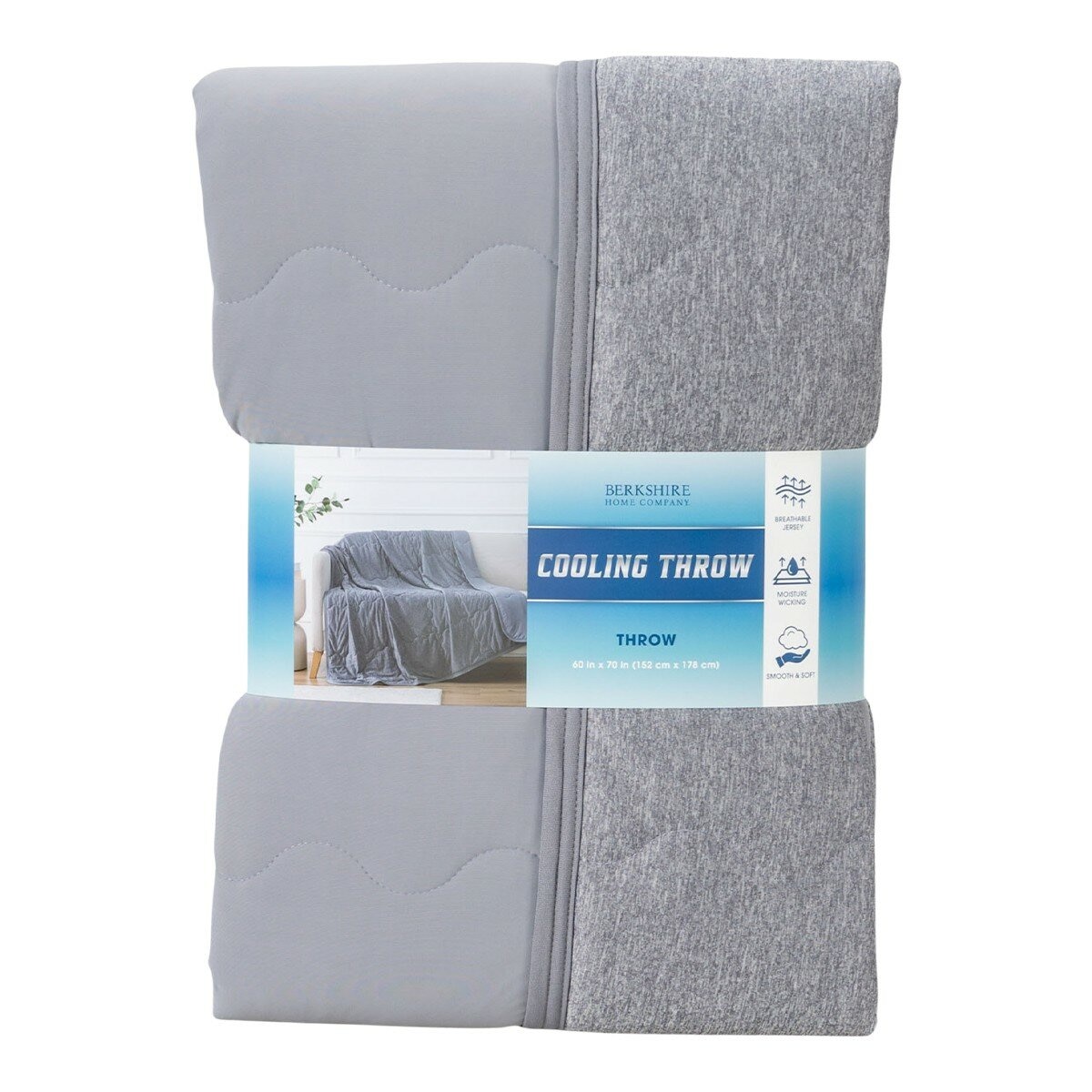Berkshire 涼感被 152公分 X 177公分 灰 Berkshire 涼感被 152公分 X 177公分 灰