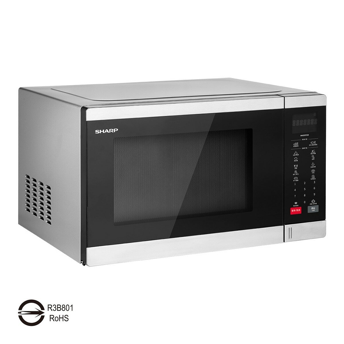 夏普 34公升微電腦觸控式變頻微波爐 R-TT34SS-S